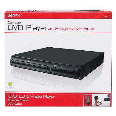 COMPACT DVD PLAYER WITH PROGRESSIVE SCAN