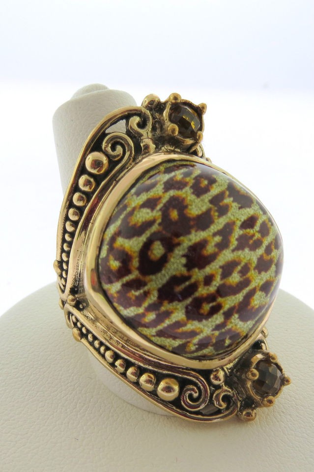 Sajen Bronze by Marianna and Richard Jacobs Cheetah Print 