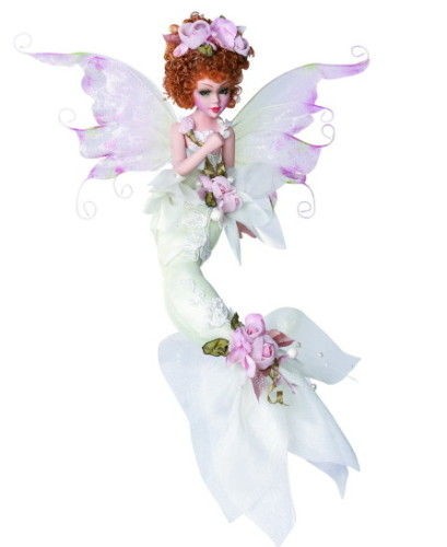 Sea Princess Mermaid Porcelain Doll Goldenvale RedHair