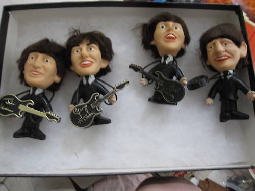 RARE ORIGINAL SET OF 1964 1960s BEATLES SET OF SMALL DOLLS with 