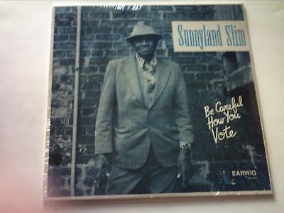 SUNNYLAND SLIM Be Careful How You Vote SEALED Earwig LP