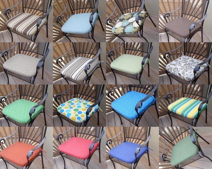 OUTDOOR PATIO GARDEN FURNITURE CHAIR SEAT CUSHION