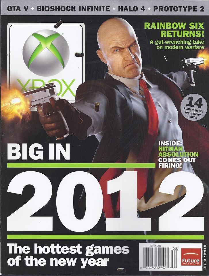   2012 GAMES HITMAN ABSOLUTION GTA BIOSHOCK INFINITE HALO PROTOTYPE