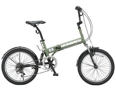 HUMMER Folding Bike 20inch GREEN FREE DHL (JC897235)