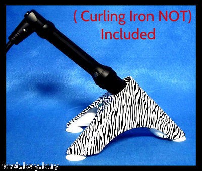 NEW Leonardo Professional Curling & Flat Iron Holder  Zebra