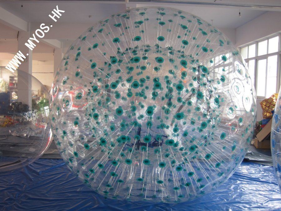   Green rope InflatableZorb ball Zorbing Human Hamster ball Hydro Zorb