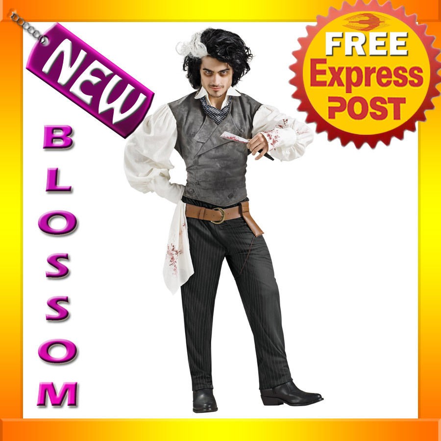 C254 Mens Sweeney Todd Deluxe Adult Halloween Costume