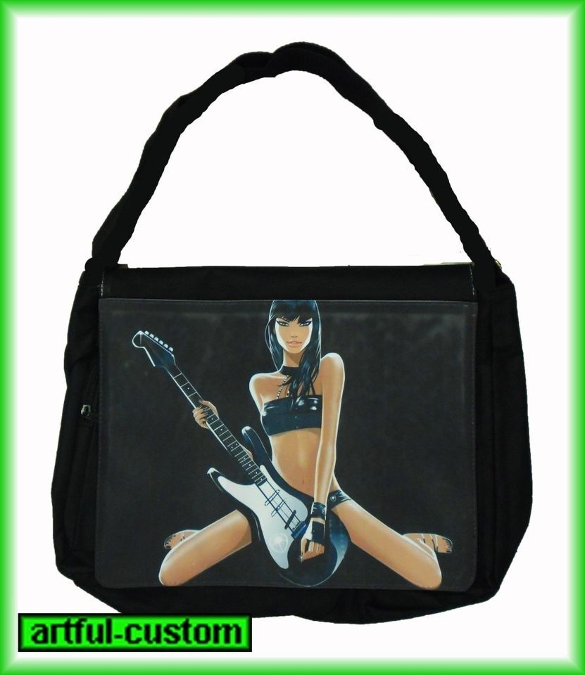 GUITAR Rock Band Music School College Messenger Bag