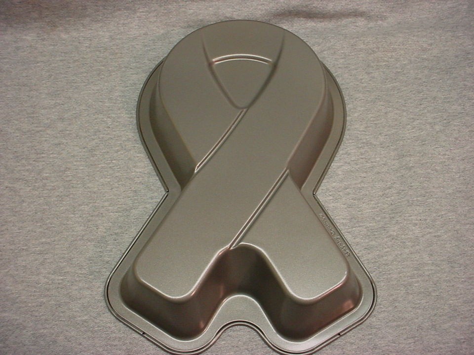   RIBBON cake pan CAUSE SUPPORT mold NON STICK tin BAKERS SECRET