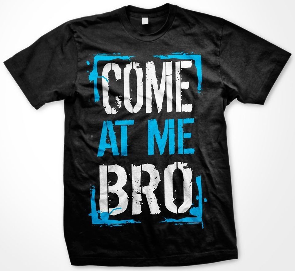 Come At Me Bro Mens T shirt Ronnie Jersey Shore MTV TV Show Funny Tees