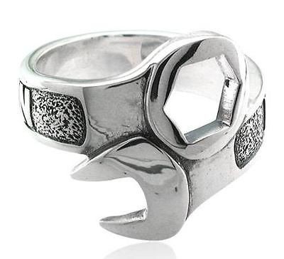 HARLEY DAVIDSON STERLING SILVER MENS WRENCH RING (11)