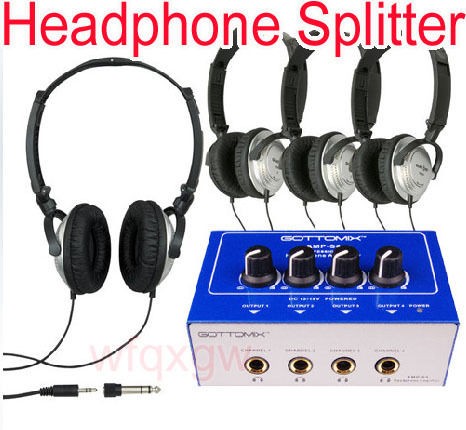 Headphone Earphone Amplifier Splitter Distribution Amp