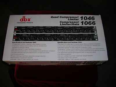 dbx 1046 Quad Compressor Limiter 4 Channel Compressor Limiter