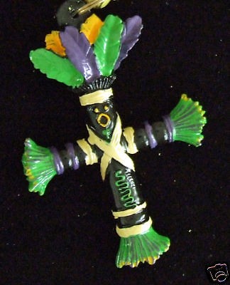 Voodoo Doll Cross Bead Revenge Prayer Power Money Luck