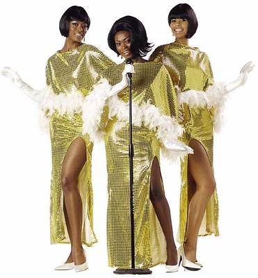 Adult Womans Motown Diva Singer Halloween Costume Md