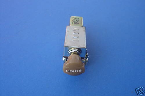 12 VOLT UNIVERSAL HEADLIGHT SWITCH W/DIMMER 12V N​EW STREET ROD RAT 