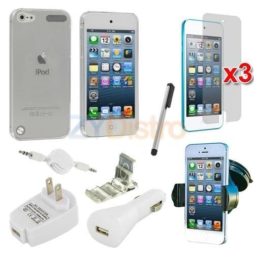   Back Case Cover+10X Accessory Bundle For iPod Touch 5th Gen 5G 5 New