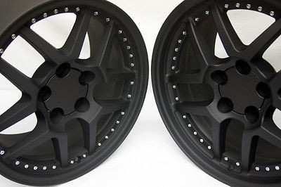 Flat Black Corvette Motorsport Z06 Wheels 17x9.5 & 18x10.5 ZO6 Camaro 