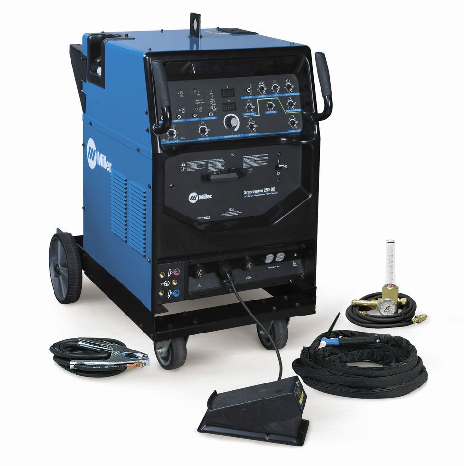 MILLER SYNCROWAVE 250 DX TIG RUNNER WELDER 951117