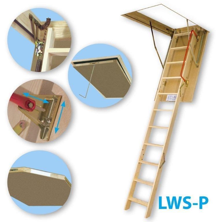 ATTIC LADDER upto 109 300lbs LWSPL FAKRO ATTIC STAIRS