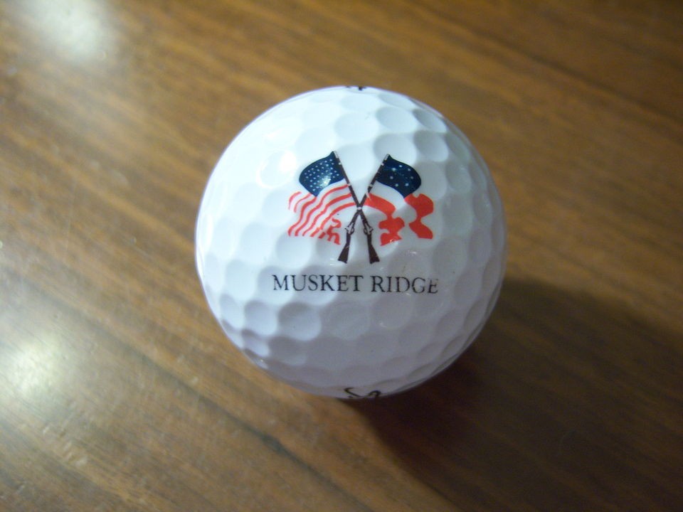 LOGO GOLF BALL MUSKET RIDGE GOLF CLUB.MARYLAND