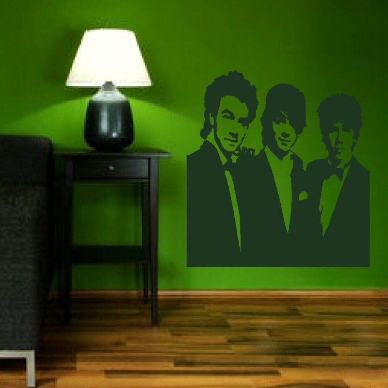 JONAS BROTHERS Vinyl wall sticker large kids graphic print decal nic38