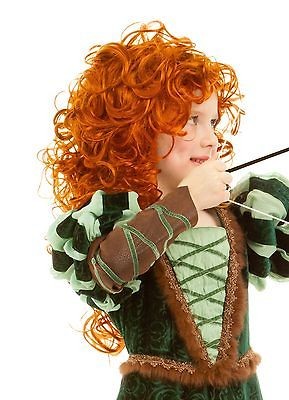   for Forest Princess Costume Auburn Red Brave Merida 3 4 5 6 7 8 9 10