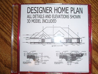 AUTOCAD BLOCKS DESIGNER HOME PLAN