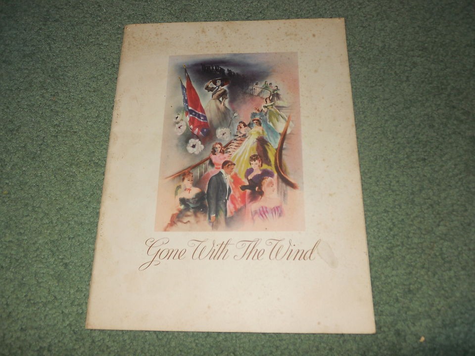 Gone With The Wind Movie Theater Souvenir Booklet #2