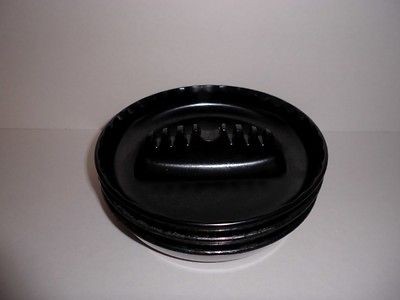 NEW BLACK PLASTIC RESTAURANT BAR STYLE 7 ASHTRAYS