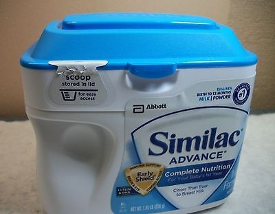 10 SIMILAC ADVANCE POWDER BABY FORMULA 1.45 LB TUBS NEW EX 2015