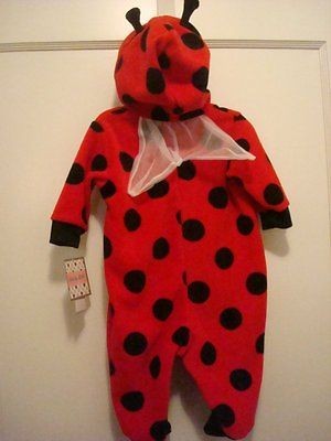 Infant Baby Ladybug Onesie 0 3, 3 6 months Complete Costume Halloween 