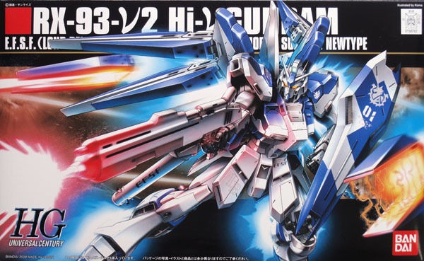 Bandai HGUC 095 GUNDAM RX 93 V2 Hi V (Hi Nu)1/144 scale kit