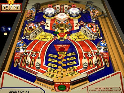 MICROSOFT PINBALL ARCADE with SPIRIT OF 76 +6 More tables XP/Vista 