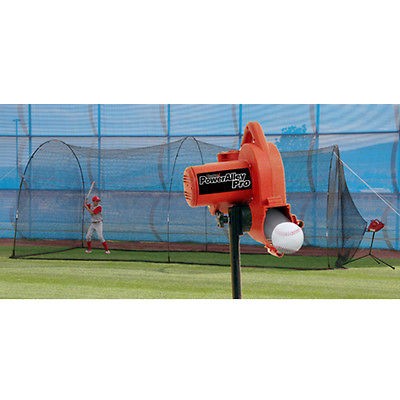 Real Ball Baseball Pitching Machine & Batting Cage