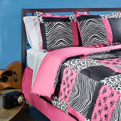 pink skull bedding in Bedding