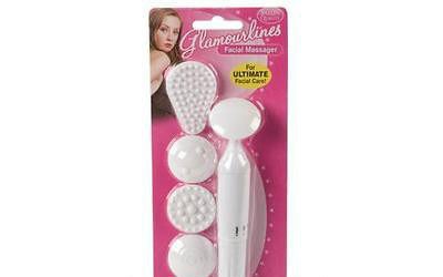 Piece Face Massager Battery Operated Neck Stress Headache Tension 