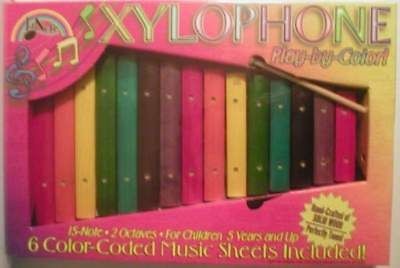 REAL WOOD 15 NOTE CHILDRENS LEARNING XYLOPHONE [3196]