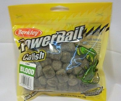 Berkley Catfish Bait 6 oz Blood PowerBait Fishing Bait Chunk