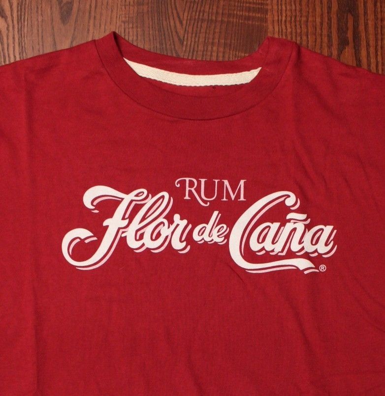 Rum Flor De Cana Cocktails Beverages Liquor Red Damaged T Shirt Small