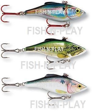 LOT 3 RAPALA FISHING LURE RATTLIN RNR 08 RNR08 HSD/BB/SD