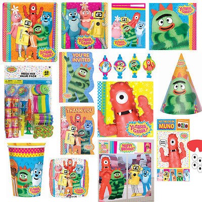 YO GABBA GABBA Birthday Party balloons Decorations Supplies SECOND 2ND 