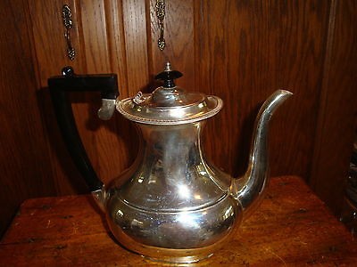 Antique Sheffield Silver Plated Tea Pot or Coffee Pitcher ART DECO 