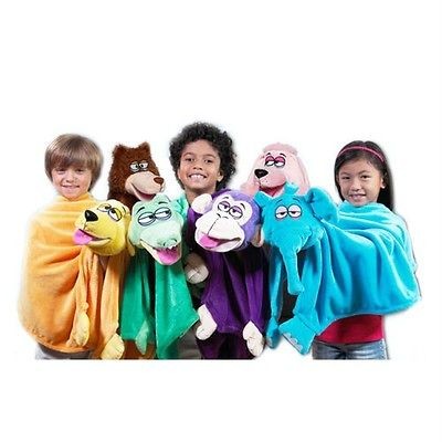 CUDDLEUPPETS Blankets that are Puppets * As Seen On TV * Cuddle Uppets 