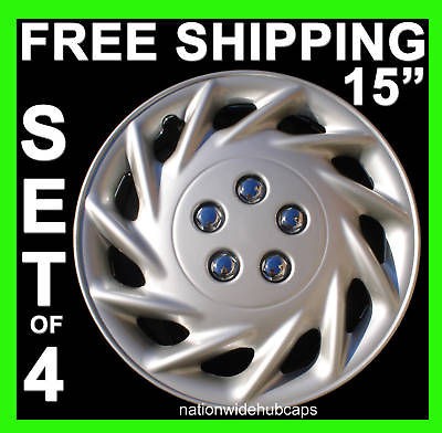   OF 4 FULL WHEEL COVERS HUB CAPS RIM CAP COVER WHEELS RIMS FREE SHIP