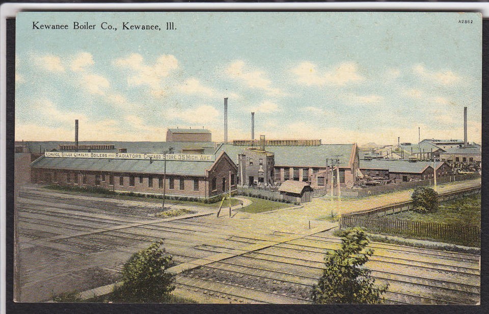 Kewanee IL Boi​ler Company Antiqu​e Postcard