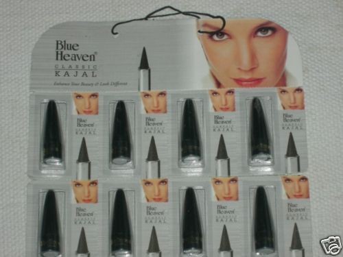 12 Pack Black Blue Heaven Beautiful Eyes Kohl (Kajal