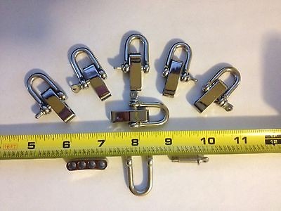 Adjustable D Shackles Stainless Steel for Paracord Survival Bracelets 