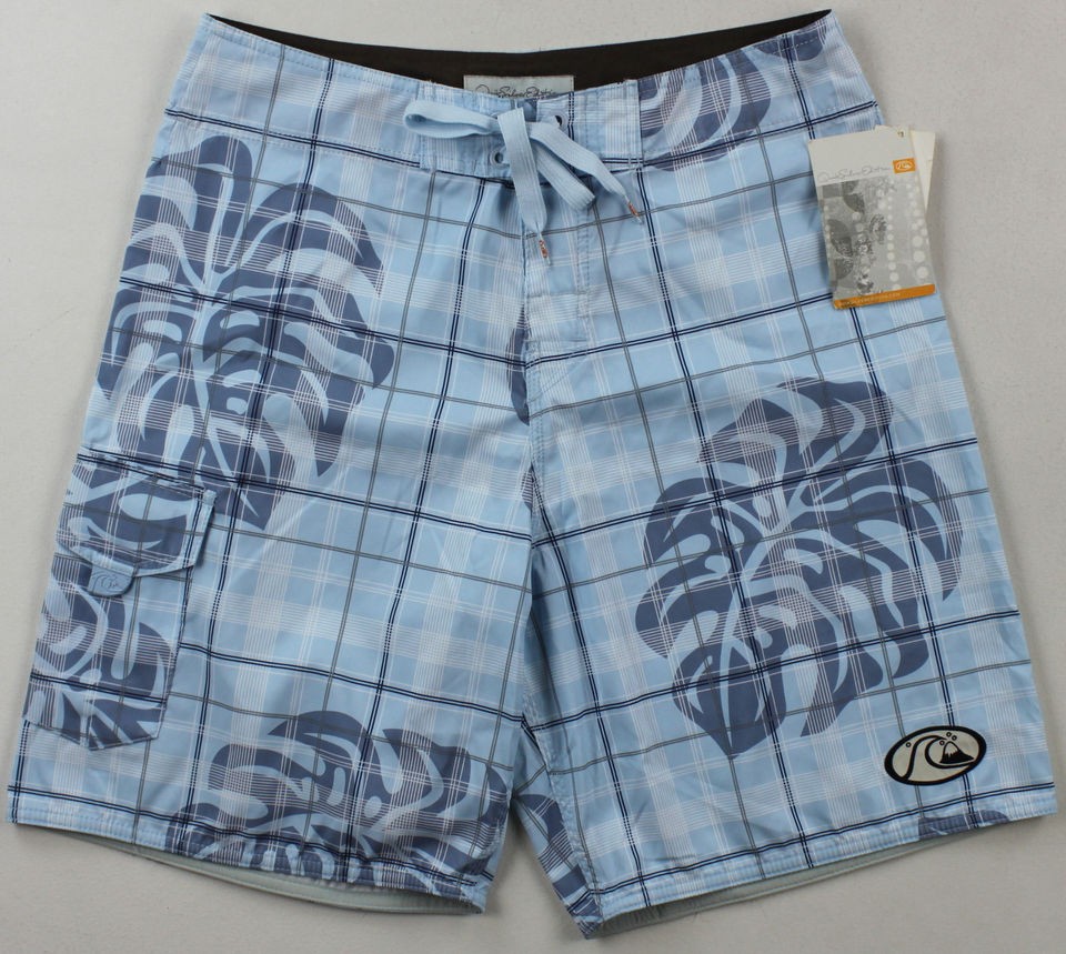 NEW QUIKSILVER MENS BOARD SHORTS SZ 32 BLUE $55