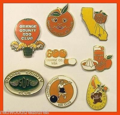 Orange County,CA Bowling Lapel & Award ,WBA Pins